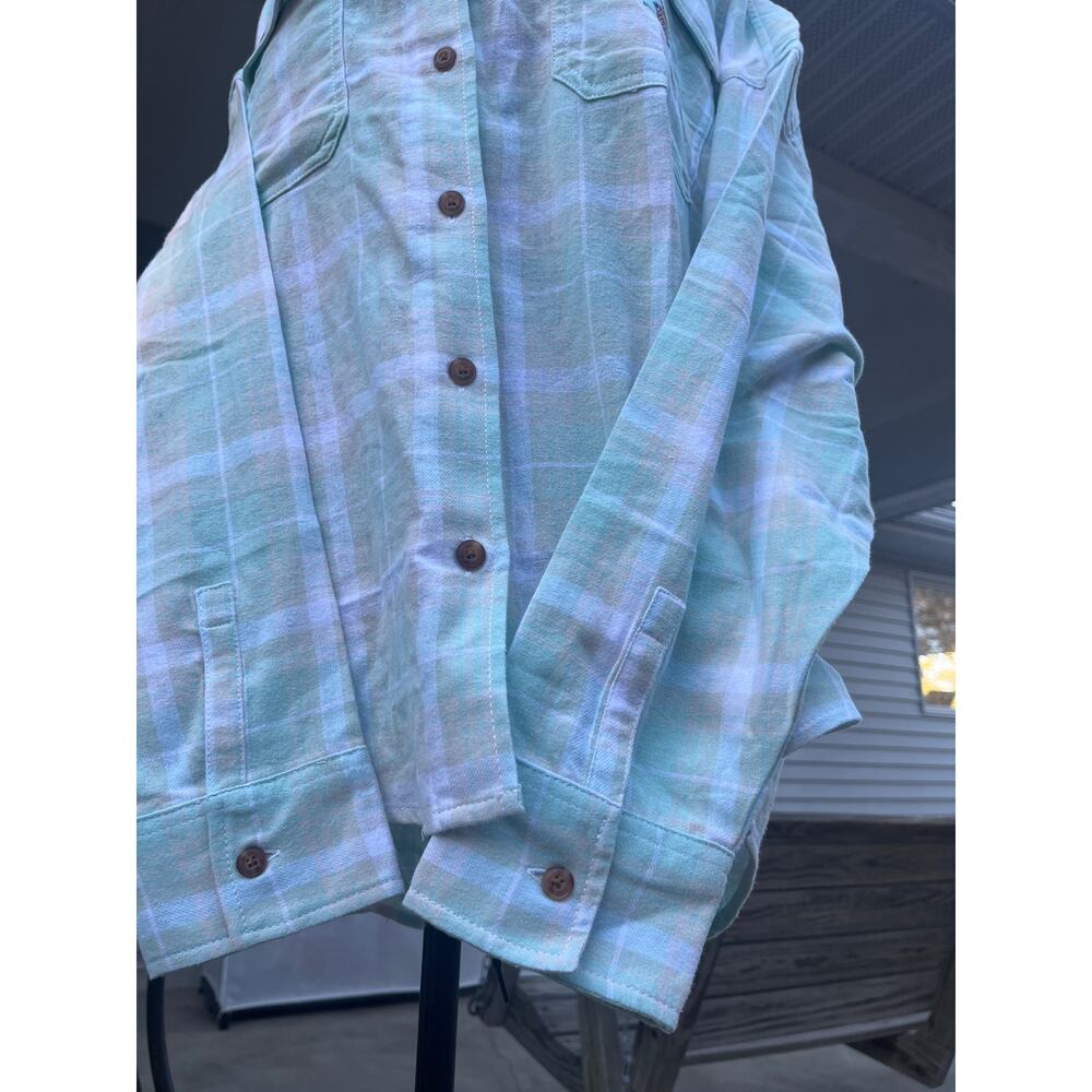 Dickies Womens Long Sleeve Loose Fit Button-Down Shirt XL - Picture 7 of 9